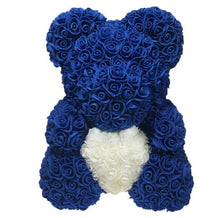 Load image into Gallery viewer, 40cm Rose Bear Heart Artificial Flower Rose Teddy Bear For Women Valentine's Wedding Birthday Christmas Gift
