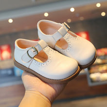 Load image into Gallery viewer, Girls Shoes Basic Mary Janes Kids Shoes Flats Baby Toddlers Anti-slippery Casual Shoes For Kid Leather Shoes Black
