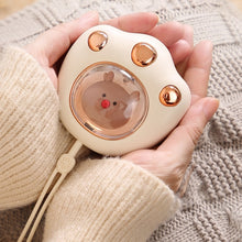 Load image into Gallery viewer, 2023 Mini Cute Cat Claw Shaped Hand Warmer USB Rechargeable Electric Hands Heater for Winter Outdoor Traveling Hiking Use
