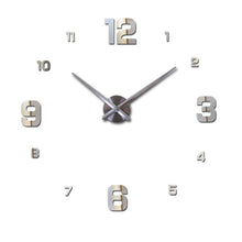 Load image into Gallery viewer, Wall Clock  Modern Design Large   Mirror Stickers Living Room Home Decor
