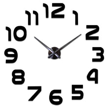 Load image into Gallery viewer, Wall Clock  Modern Design Large   Mirror Stickers Living Room Home Decor
