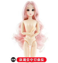 Load image into Gallery viewer, 2023 New 30cm Fashion Doll 1/6 BJD Dolls Body Make-up 3D Eyes Long Wig Hair Beautiful Princess Baby Girl Dolls DIY Toy for Girls
