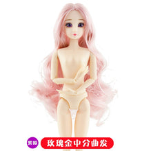 Load image into Gallery viewer, 2023 New 30cm Fashion Doll 1/6 BJD Dolls Body Make-up 3D Eyes Long Wig Hair Beautiful Princess Baby Girl Dolls DIY Toy for Girls

