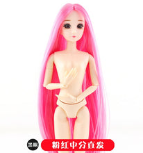 Load image into Gallery viewer, 2023 New 30cm Fashion Doll 1/6 BJD Dolls Body Make-up 3D Eyes Long Wig Hair Beautiful Princess Baby Girl Dolls DIY Toy for Girls

