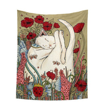 Load image into Gallery viewer, 2023 New Cat Coven Tapestry Printed Witchcraft Hippie Wall Hanging Bohemian Wall Tapestry Mandala Wall Art Aesthetic Room Decor
