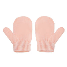 Load image into Gallery viewer, Cute Knitted Pompom Baby Hat Gloves Cap Thick Warm Girl/Boy Hat Gloves Beanie Winter Ear Warm Kids Hat Baby Bonnet Muts
