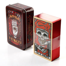 Load image into Gallery viewer, Occult Tarot in a Tin Metal Box Gold-plated Edge Hot Sell Tarot Cards For Divination Tarot Deck Beautiful Packag
