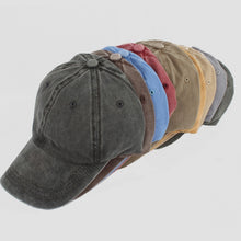 Load image into Gallery viewer, New Vintage Washed Cotton Baseball Cap Parent Kids Sun Hats For Boy Girl Spring Summer Snapback Baby Hat
