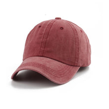 Load image into Gallery viewer, New Vintage Washed Cotton Baseball Cap Parent Kids Sun Hats For Boy Girl Spring Summer Snapback Baby Hat
