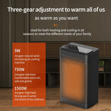 Load image into Gallery viewer, 2023 Newest Electric Heater Portable Desktop Mini PTC Heaters Household Fast Heat Radiator Remote Control Silent Warmer Machine
