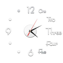 Load image into Gallery viewer, Wall Clock     Mirror Wall Stickers Fashion Living Room  Clocks Sticker
