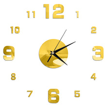 Load image into Gallery viewer, Wall Clock     Mirror Wall Stickers Fashion Living Room  Clocks Sticker
