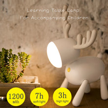 Load image into Gallery viewer, Pup Led Night Lamp for Children 1200mAh Rechargable ELK Night Lights Adjust Brightness table lamp for Home in Bedroom
