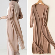 Load image into Gallery viewer, 2023 Spring Summer Sun Protection Clothing Women Long Cardigan Female Knitted Sweater Women Coat Jacket Ladies Shawl Outerwear
