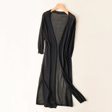 Load image into Gallery viewer, 2023 Spring Summer Sun Protection Clothing Women Long Cardigan Female Knitted Sweater Women Coat Jacket Ladies Shawl Outerwear
