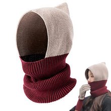Load image into Gallery viewer, 2023 Winter Women's Hat Warm Balaclava Beanie Knitted Scarf Hood Gorras Windproof Bonnet Snood Collar Cap Christmas Party Gifts

