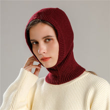 Load image into Gallery viewer, 2023 Women Winter Knitted Cap Pullover Lady Balaclava Hat Warm Ring Scarf Woolen Yarn Beanie Outdoor Snood Collar Muffler

