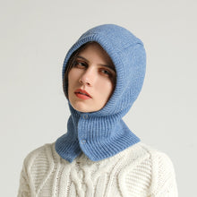 Load image into Gallery viewer, 2023 Women Winter Knitted Cap Pullover Lady Balaclava Hat Warm Ring Scarf Woolen Yarn Beanie Outdoor Snood Collar Muffler
