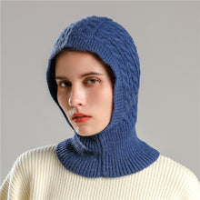 Load image into Gallery viewer, 2023 Women Winter Knitted Cap Pullover Lady Balaclava Hat Warm Ring Scarf Woolen Yarn Beanie Outdoor Snood Collar Muffler
