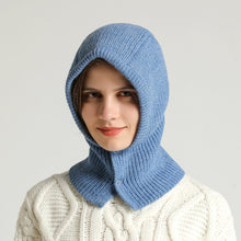 Load image into Gallery viewer, 2023 Women Winter Knitted Cap Pullover Lady Balaclava Hat Warm Ring Scarf Woolen Yarn Beanie Outdoor Snood Collar Muffler
