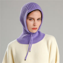 Load image into Gallery viewer, 2023 Women Winter Knitted Cap Pullover Lady Balaclava Hat Warm Ring Scarf Woolen Yarn Beanie Outdoor Snood Collar Muffler
