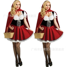 Load image into Gallery viewer, Sexy Uniform New Maid Costume Little Red Riding Hood Role Play Princess Dress Witch Costume

