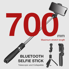 Load image into Gallery viewer, Tripod Selfie Stick Adjustable Rotating Wireless Bluetooth Remote Control Tripod Stand for Photo Tak
