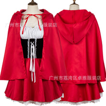 Load image into Gallery viewer, Sexy Uniform New Maid Costume Little Red Riding Hood Role Play Princess Dress Witch Costume
