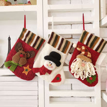 Load image into Gallery viewer, Christmas Socks Gift Bag Santa Claus Pendant Ornament Supplies Christmas Gifts Cross-Border Gifts
