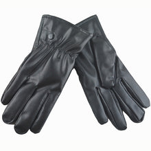 Load image into Gallery viewer, Touch Screen Warm PU Leather Gloves Winter Men and Women Riding Cold Protection Thickening plus Velvet Gloves
