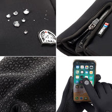 Load image into Gallery viewer, Windproof Waterproof Touch Screen Women's Full Finger Sports Winter Warm Cycling Ski Gloves
