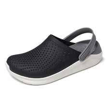 Load image into Gallery viewer, Men's Sandals Pump Beach Shoes Couple Sandals Summer Keqi Plaid Hole Shoes
