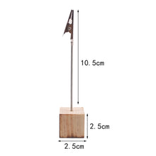 Load image into Gallery viewer, 20PCS Creative Table Number Holders Wedding Table Name Holder Clips Picture Memo Note Photo Stand
