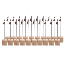 Load image into Gallery viewer, 20PCS Creative Table Number Holders Wedding Table Name Holder Clips Picture Memo Note Photo Stand
