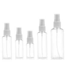 Load image into Gallery viewer, 20Pcs Spray Bottle 10ml 30ml 50ml 60ml 100ML Travel Refillable Vial Plastic Container Disinfection Atomizer
