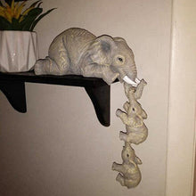 Load image into Gallery viewer, 20cm Elephant Holding Baby Elephant Resin Crafts Cute Elephant Figurines Home Furnishing Gift Home Decoration Home Decor
