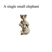 Load image into Gallery viewer, 20cm Elephant Holding Baby Elephant Resin Crafts Cute Elephant Figurines Home Furnishing Gift Home Decoration Home Decor
