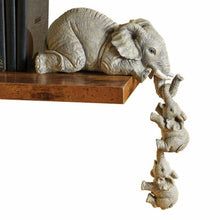 Load image into Gallery viewer, 20cm Elephant Holding Baby Elephant Resin Crafts Cute Elephant Figurines Home Furnishing Gift Home Decoration Home Decor
