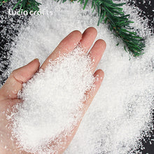 Load image into Gallery viewer, 20g Approx 1-10mm Christmas Decoration Artificial Plastic Dry Snow Powder Xmas Gift Home Party DIY Scene Props Supply X0105
