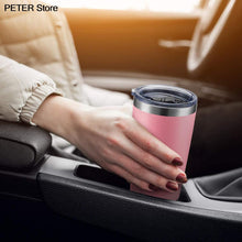 Load image into Gallery viewer, 20oz Travel Mug Yetys Ice Cup Tumbler 304 Stainless Steel Double Wall Vacuum Insulated Coffee Mug Water Bottle Termos Termica
