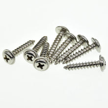Load image into Gallery viewer, Screws 20pcs/Lot 304 stainless steel self-tapping screws M1.4 M1.7 M2 M3 M4 Cross round head PWA pan head with pad screw
