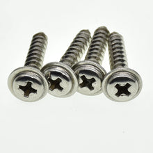 Load image into Gallery viewer, Screws 20pcs/Lot 304 stainless steel self-tapping screws M1.4 M1.7 M2 M3 M4 Cross round head PWA pan head with pad screw
