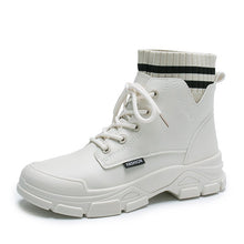 Load image into Gallery viewer, Women's British Style Autumn and Winter Boots All-Matching Women's Shoes Thick Bottom Height Increasing Locomotive Ankle Boots Tide

