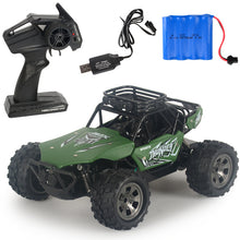 Load image into Gallery viewer, Children's Alloy Four-Way 2.4G Wireless Remote Control off-Road Rock Crawler 1: 18usb Charging Boy Toy Car
