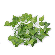 Load image into Gallery viewer, 210cm Artificial Plants Fake Ivy Vines Silk Green Artificial Leaves Liana For Decoration Wedding Party Home Decor Wall Hanging
