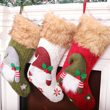 Load image into Gallery viewer, Christmas Stockings Gift Santa Claus Snowman Elk Christmas Gift Socks Christmas Candy Bag
