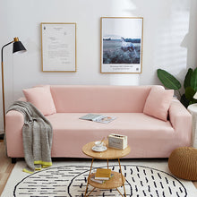 Load image into Gallery viewer, Solid Color Four Seasons Universal Sofa Slipcover Nordic Fashionable Knitted Stretch All-Inclusive Sofa Cover Dustproof Sofa Cushion
