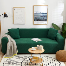 Load image into Gallery viewer, Solid Color Four Seasons Universal Sofa Slipcover Nordic Fashionable Knitted Stretch All-Inclusive Sofa Cover Dustproof Sofa Cushion
