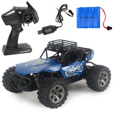Load image into Gallery viewer, Children's Alloy Four-Way 2.4G Wireless Remote Control off-Road Rock Crawler 1: 18usb Charging Boy Toy Car
