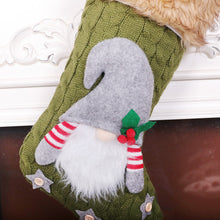 Load image into Gallery viewer, Christmas Stockings Gift Santa Claus Snowman Elk Christmas Gift Socks Christmas Candy Bag
